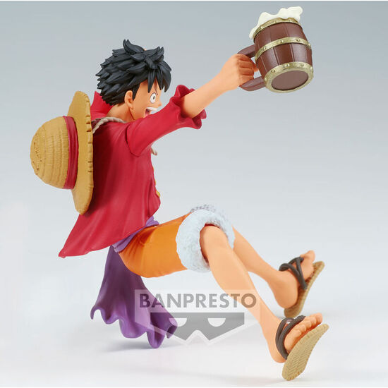 FIGURA MONKEY D. LUFFY ITS A BANQUET ONE PIECE 9CM image 1