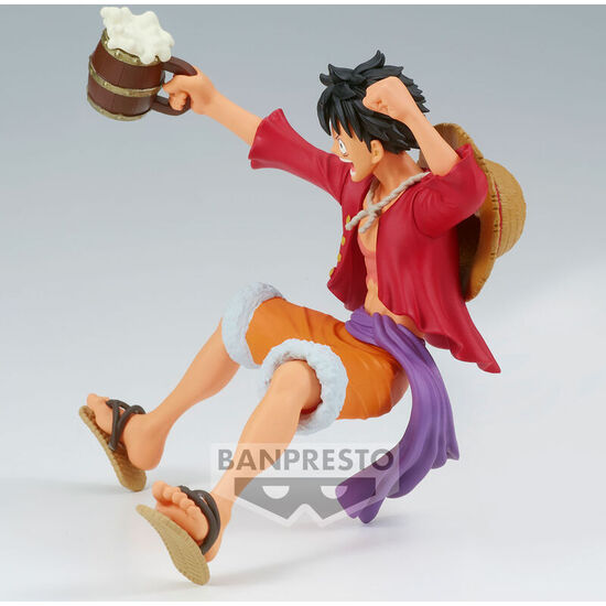 FIGURA MONKEY D. LUFFY ITS A BANQUET ONE PIECE 9CM image 2