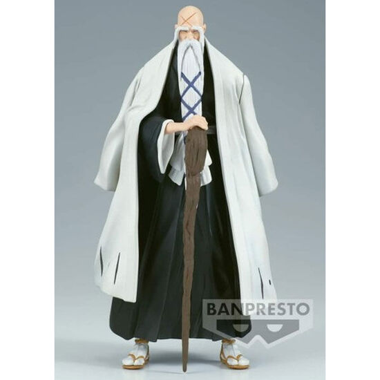 FIGURA SHIGEKUNI YAMAMOTOGENRYUSAI SOLID AND SOULS BLEACH 15CM image 0