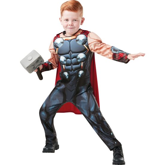 DISFRAZ THOR DELUXE VENGADORES AVENGERS MARVEL INFANTIL image 0