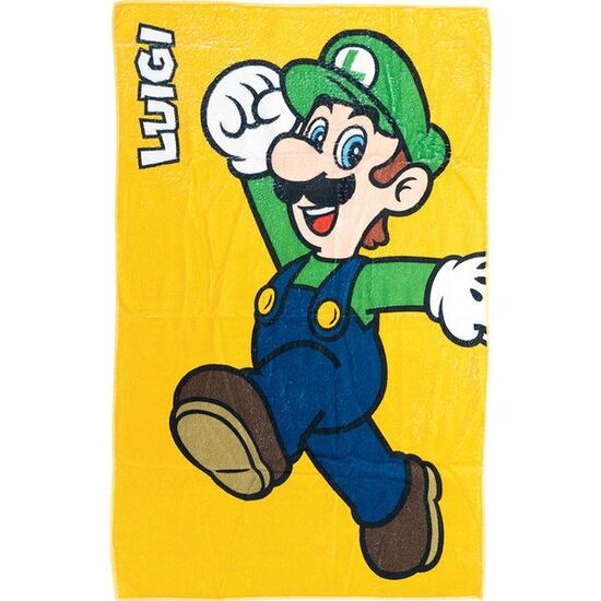 TOALLA LUIGI SUPER MARIO BROS NINTENDO 50X80CM image 0