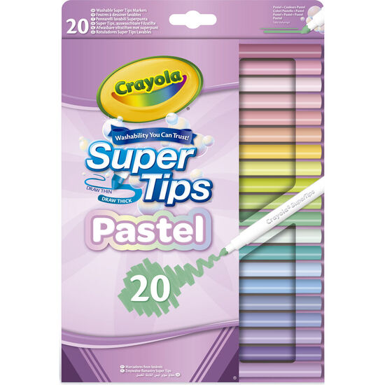 BLISTER 20 ROTULADORES LAVABLES CRAYOLA image 0