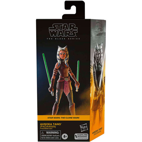 FIGURA AHSOKA TANO PADAWAN THE CLONE WARS STAR WARS 15CM image 1