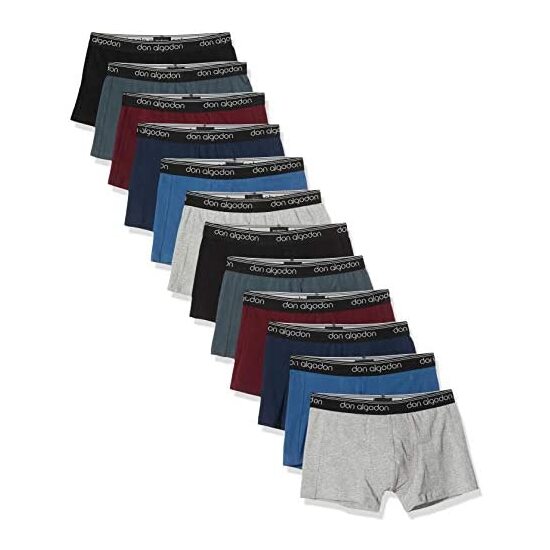 PACK 12 BOXERS CABALLERO SURTIDO NEGRO / AZUL / MARINO / VERDE / GRANATE / GRIS image 0