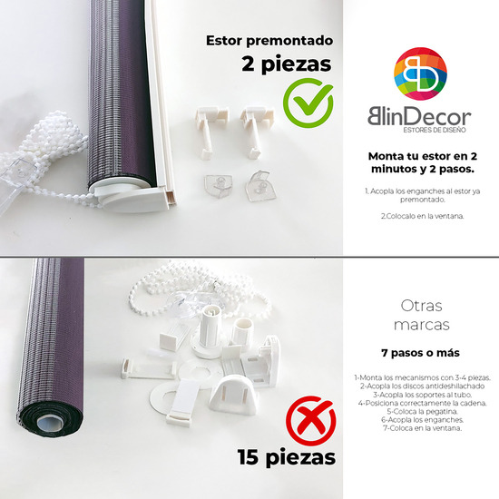 ESTOR ENROLLABLE INDUS 303-GRIS PLATA 67X180 image 3