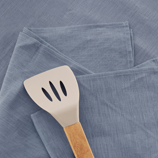 PACK 2 UNIDADES PAÑO DE COCINA LINO 100% ALGODÓN DENIM BLUE image 1