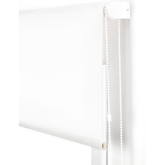 BLINDECOR ESTOR ENROLLABLE TRASLÚCIDO LISO BLANCO ÓPTICO 140X175 image 1