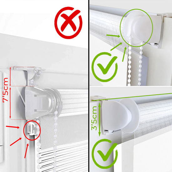 ESTOR ENROLLABLE INDUS 301-BLANCO ROTO 140X180 image 2