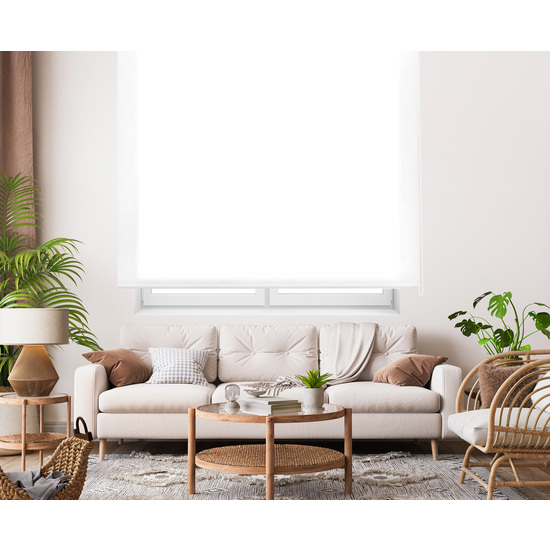 BLINDECOR ESTOR ENROLLABLE TRASLÚCIDO LISO BLANCO ÓPTICO 100X175 image 3