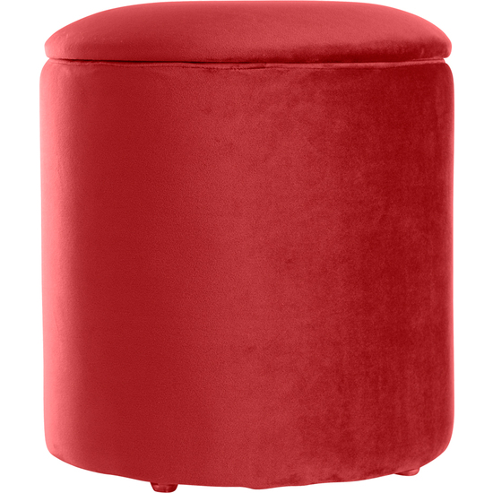 PUF D.36 H.50 CM OCHRE RED image 0