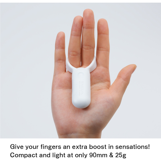 TENGA SVR SMART VIBE RING WHITE image 1