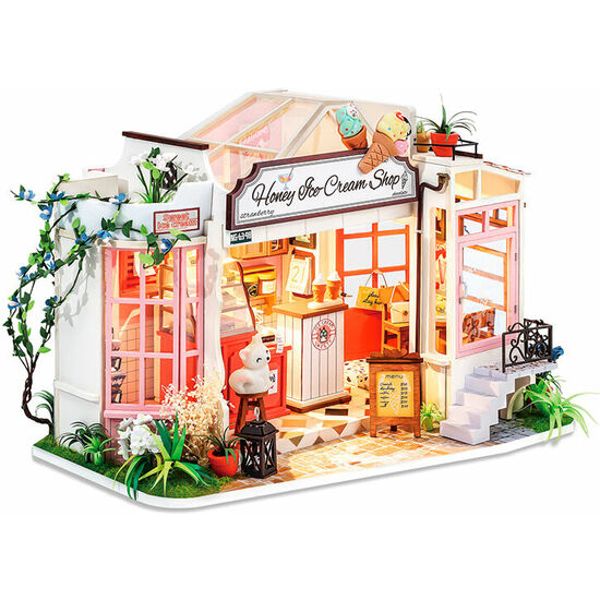 PUZZLE 3D CASA MINIATURA HONEY ICE-CREAM SHOP image 0