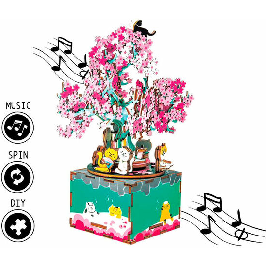 PUZZLE 3D MUSICAL CHERRY BLOSSOM TREE image 0
