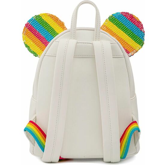 MOCHILA RAINBOW MINNIE DISNEY LOUNGEFLY 26CM image 1