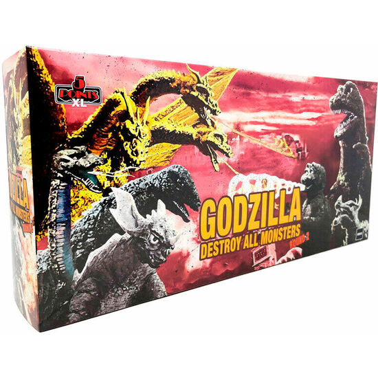 SET FIGURAS GODZILLA 1968 GODZILLA: DESTROY ALL MONSTERS 5 POINTS XL image 0