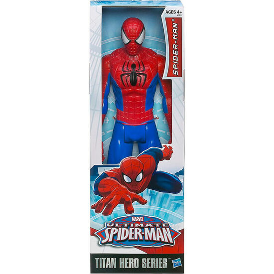 FIGURA TITAN HERO SPIDERMAN ULTIMATE MARVEL 30CM image 0