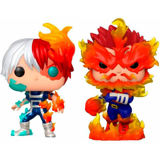 BLISTER 2 FIGURAS POP MY HERO ACADEMIA SHOTO TODOROKI & ENDEAVOR EXCLUSIVE image 0