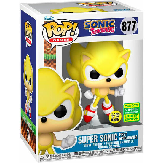 FIGURA POP SONIC THE HEDGEHOG SUPER SONIC EXCLUSIVE image 0