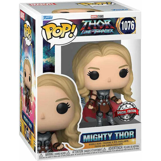 FIGURA POP MARVEL THOR LOVE AND THUNDER MIGHTY THOR EXCLUSIVE image 0