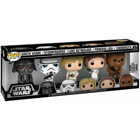 BLISTER 5 FIGURAS POP STAR WARS CLASSICS EXCLUSIVE image 0