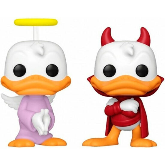 BLISTER 2 FIGURAS POP DISNEY DONALD DUCK - DONALD ANGEL & DEVIL EXCLUSIVE image 1