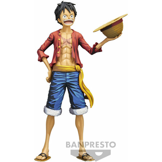 FIGURA D. LUFFY MONKEY GRANDISTA NERO ONE PIECE 28CM image 0