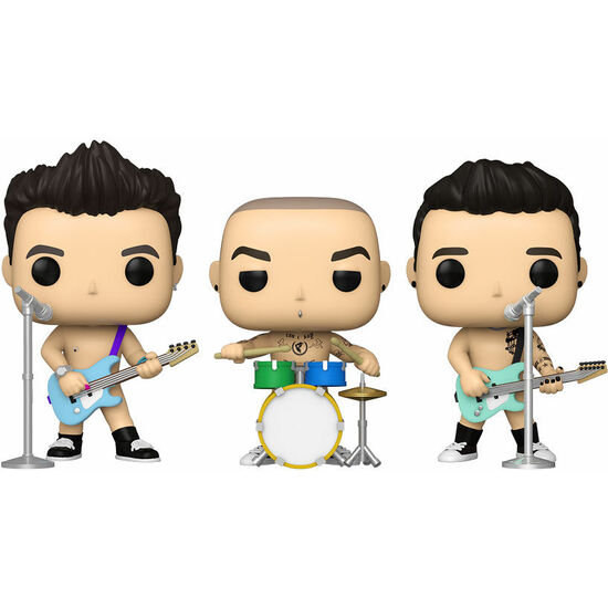 BLISTER 3 FIGURAS POP ROCKS BLINK 182 image 1