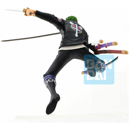 FIGURA ICHIBANSHO RORONOA ZORO FILM RED MORE BEAT ONE PIECE 11CM image 2