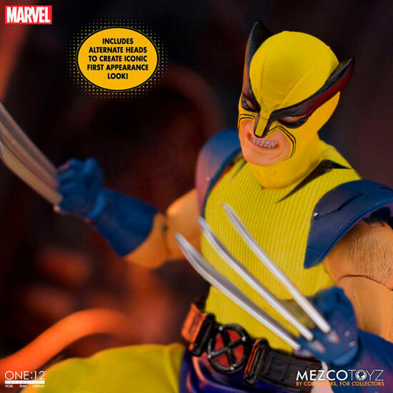 FIGURA WOLVERINE DELUXE STEEL BOX EDITION X-MEN MARVEL UNIVERSE 16CM image 0