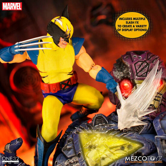 FIGURA WOLVERINE DELUXE STEEL BOX EDITION X-MEN MARVEL UNIVERSE 16CM image 1