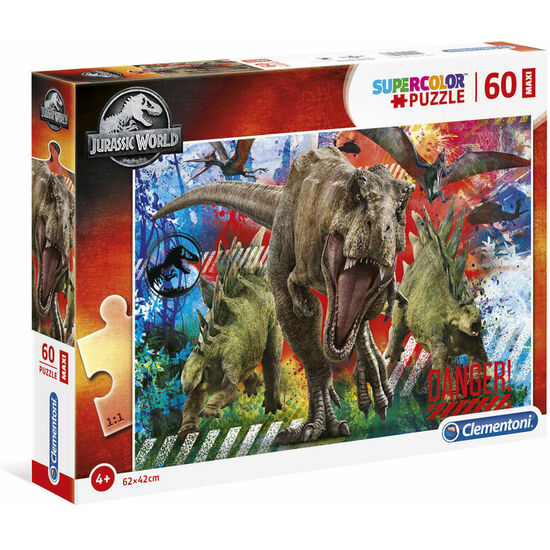 PUZZLE MAXI JURASSIC WORLD 60PZS image 1