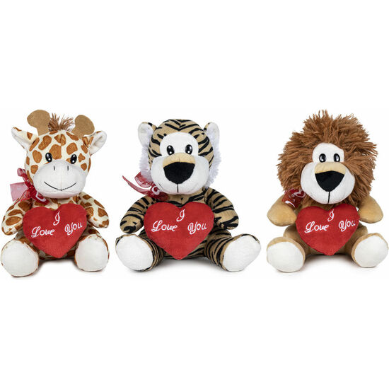 PELUCHE ANIMAL CORAZON 19CM SURTIDO image 0