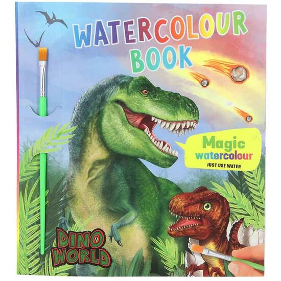 LIBRO DE ACUARELAS DINO WORLD TOPMO image 0