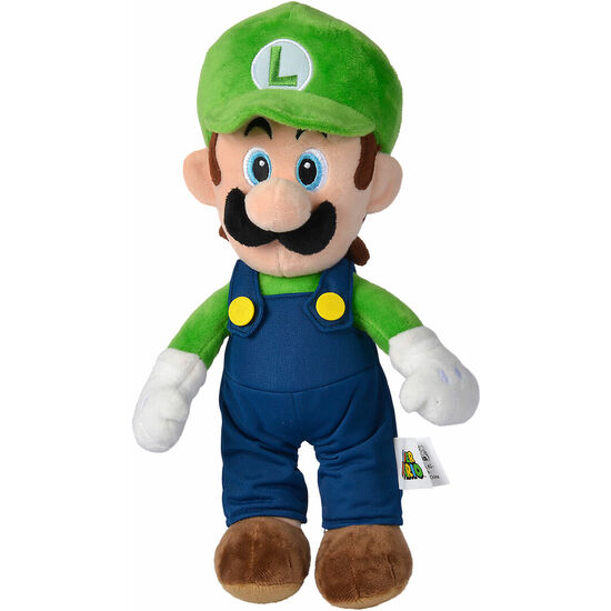 PELUCHE LUIGI SUPER MARIO BROS 30CM image 0