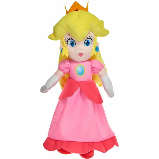 PELUCHE PEACH MARIO BROS SOFT 35CM image 0