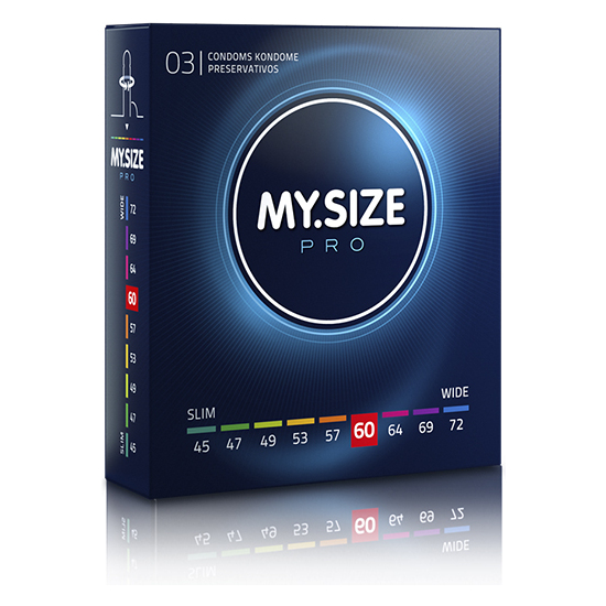 MY SIZE 60 CONDOMS 3 PCS image 0