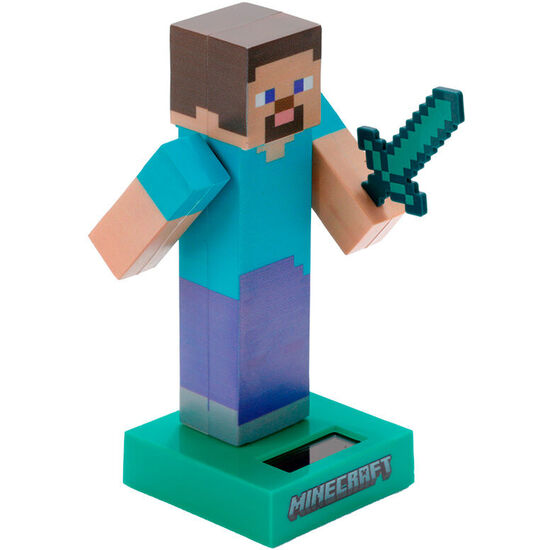 MUÑECO SOLAR STEVE MINECRAFT image 1