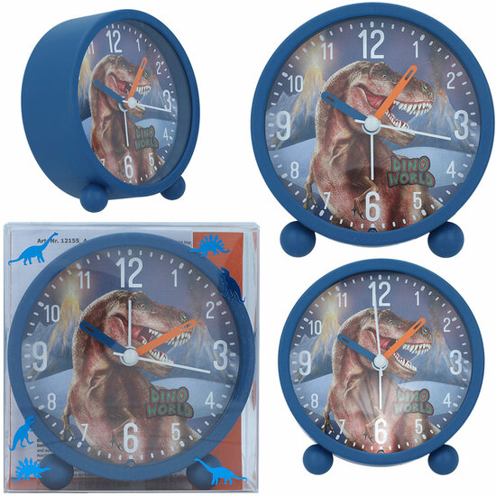 RELOJ DESPERTADOR DINO WORLD image 0