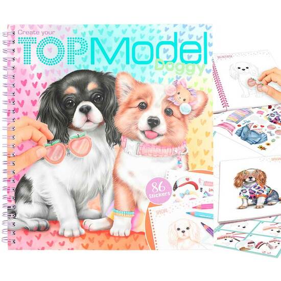 CREA TU CUADERNO DE COLOREAR DOGGY image 0