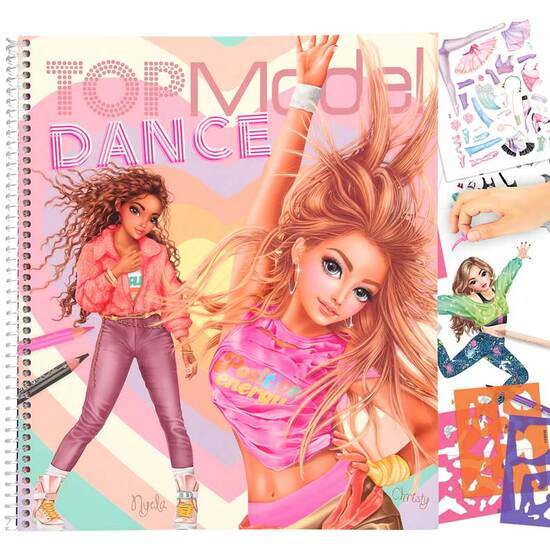 CUADERNO PARA COLOREAR TOP MODEL image 0