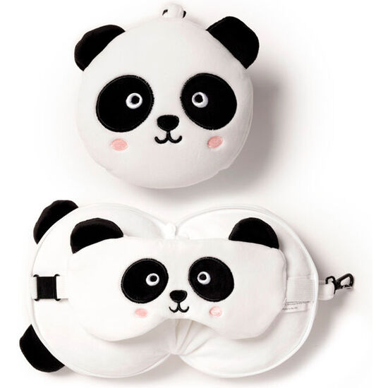 ALMOHADA VIAJE ANTIFAZ OSO PANDA ADORAMALS RESTEAZZZ image 0