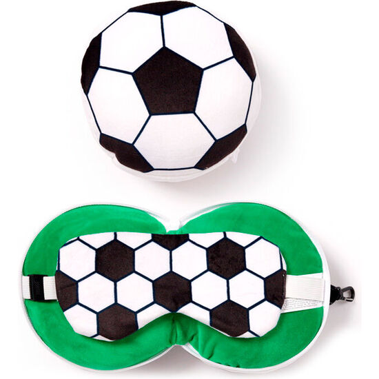 ALMOHADA VIAJE ANTIFAZ FUTBOL RESTEAZZZ image 0