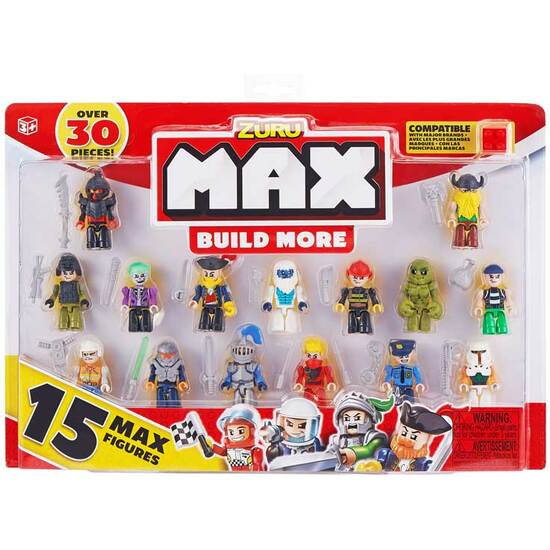 PACK 15 MINIFIGURAS MAX BUILD MORE image 0