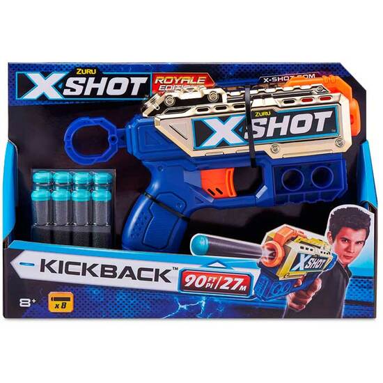 PISTOLA KICKBACK X-SHOT C/8 DARDOS image 0