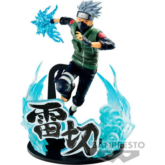 FIGURA HATAKE KAKASHI VIBRATION STARS NARUTO SHIPPUDEN 21CM image 0