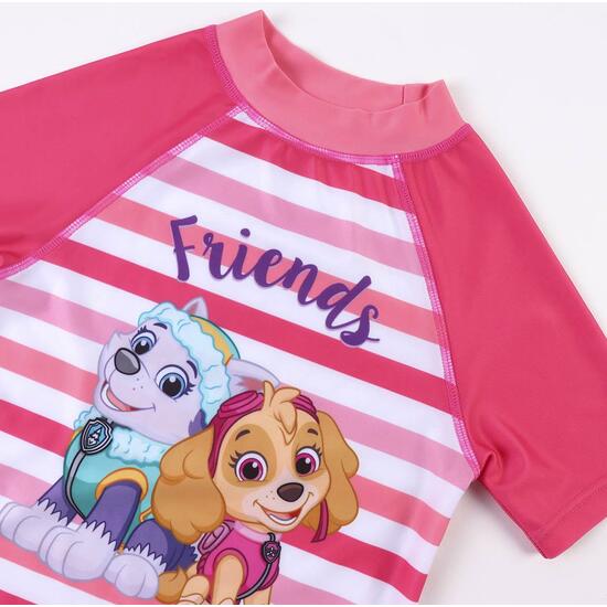 CAMISETA BAÑO PAW PATROL PINK image 2