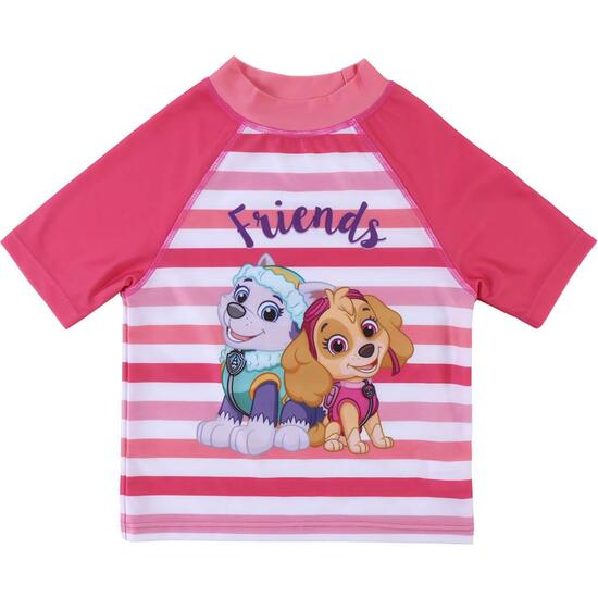 CAMISETA BAÑO PAW PATROL PINK image 0