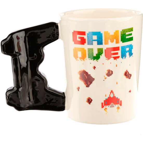 TAZA ASA 3D MANDO VIDEOJUEGO PIXEL GAME OVER image 2