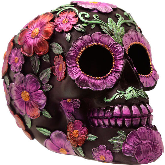 FIGURA CALAVERA DIA DE LOS MUERTOS FLORAL SURTIDO image 3