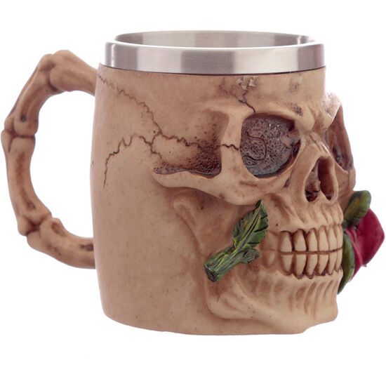 TAZA CALAVERA Y ROSAS SURTIDO image 0